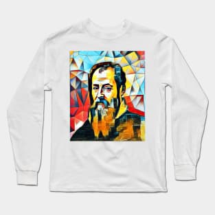 Giorgio Vasari Abstract Portrait | Giorgio Vasari Artwork 2 Long Sleeve T-Shirt